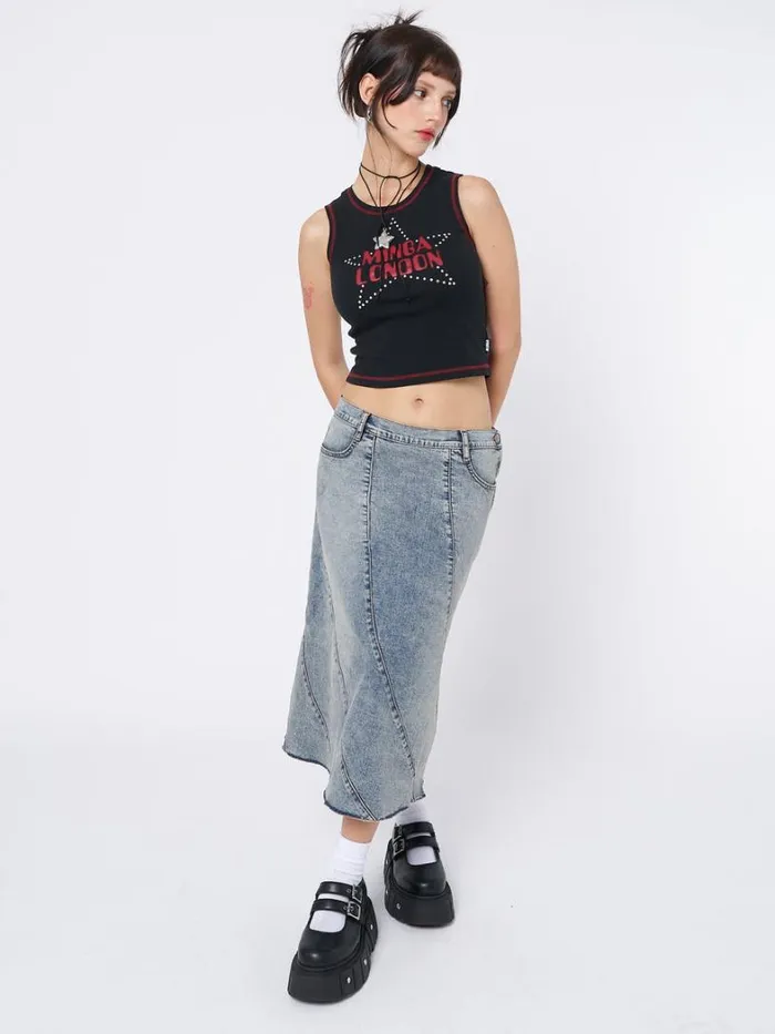 Clothing Minga London Tank Tops RockStar Girlfriend Vest Top
