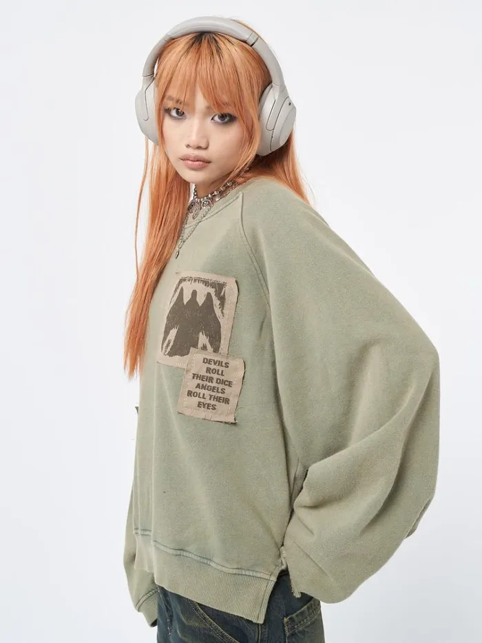 Clothing Patch Me Up Sweatshirt Minga London Sweatshirts