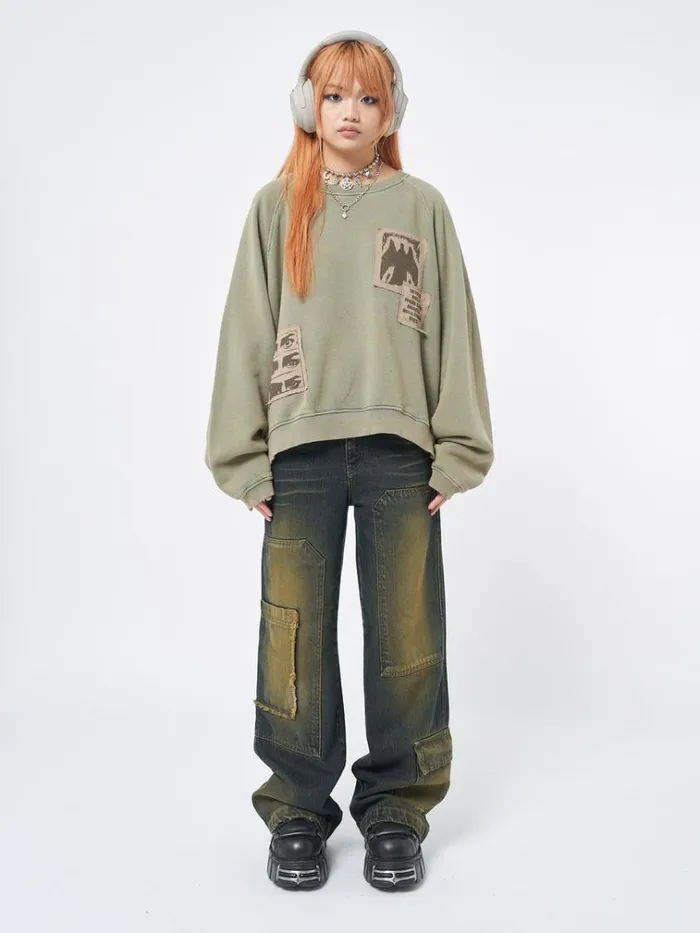 Clothing Patch Me Up Sweatshirt Minga London Sweatshirts