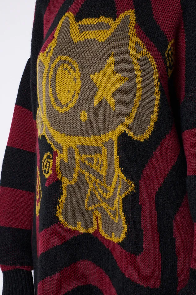 Clothing Rockstar Graphic Knit Sweater Minga London Sweaters