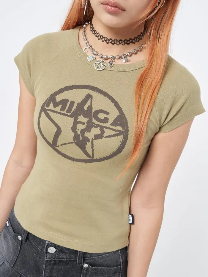 Clothing Star Girl Raglan Baby Tee Minga London Graphic Tees