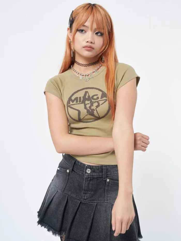 Clothing Star Girl Raglan Baby Tee Minga London Graphic Tees