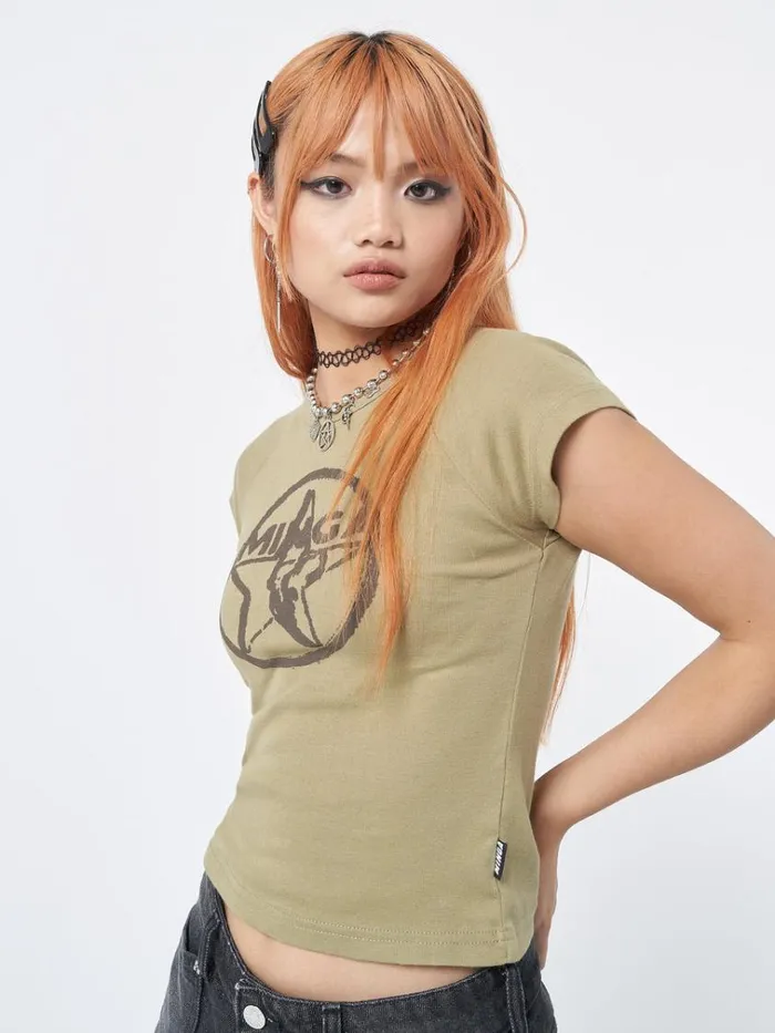 Clothing Star Girl Raglan Baby Tee Minga London Graphic Tees