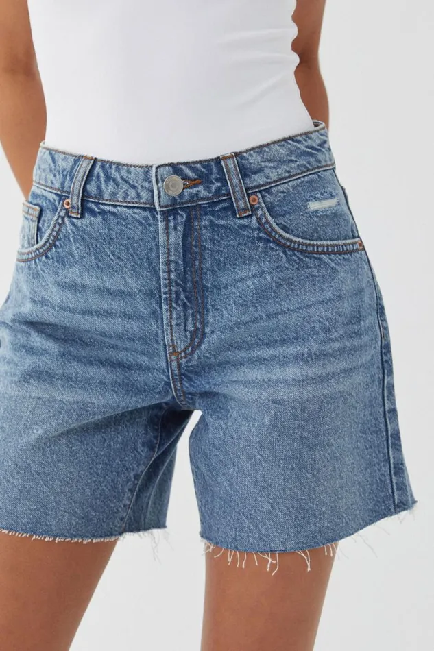 Clothing Supr Denim Shorts and Skirts 90 S Cut Off Denim Short Stella Blue