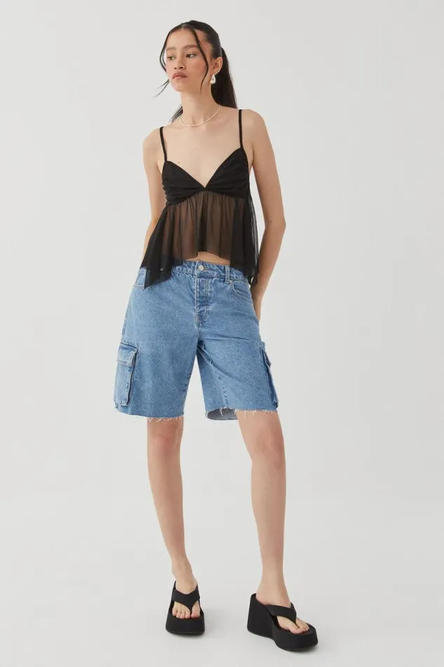 Clothing Supr Going Out Tops Alice Mesh Cami Black