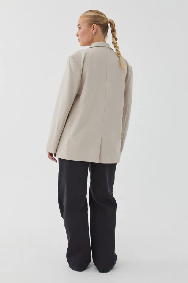 Clothing Supr Jackets and Puffers Harley Baggy Blazer Canvas Beige