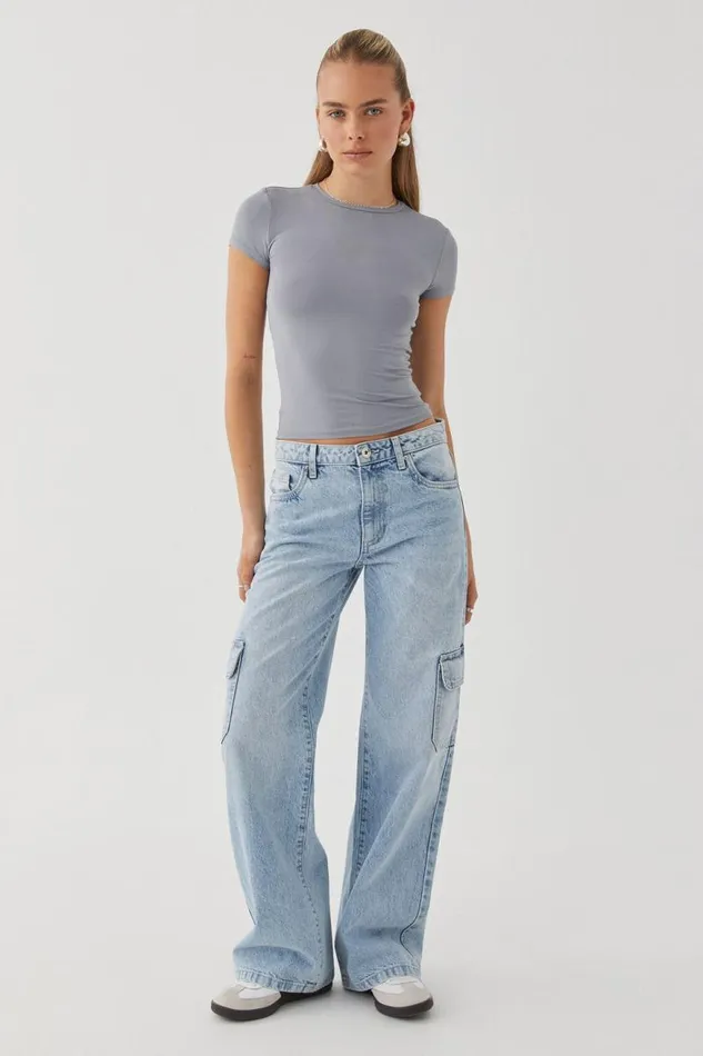 Clothing Supr Jeans Cargo Denim Jean Island Blue