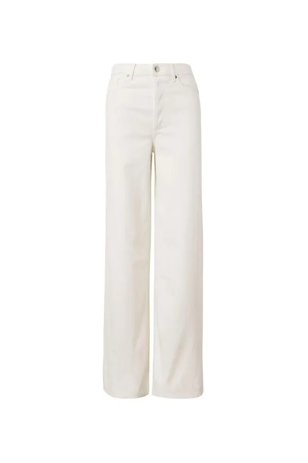Clothing Supr Jeans High Rise Wide Jean Warm White
