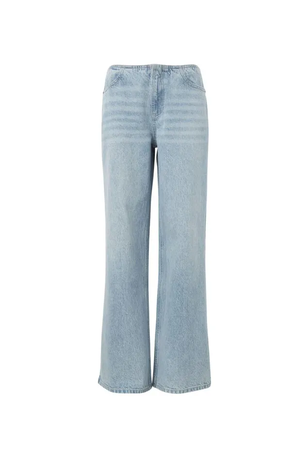 Clothing Supr Jeans No Waistband Wide Jean Slay Blue