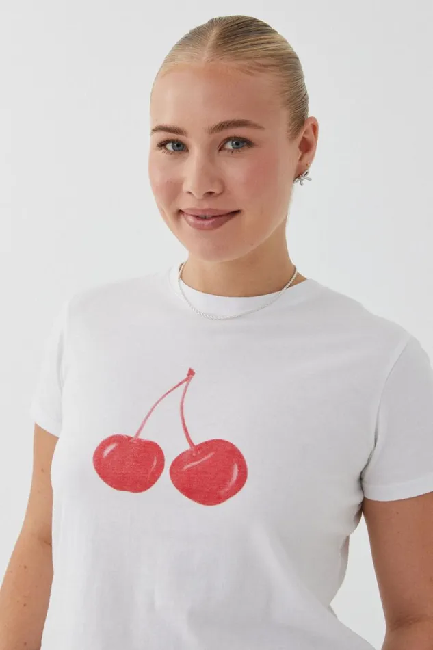 Clothing Supr T Shirts Everyday Graphic Tee Whitecherry