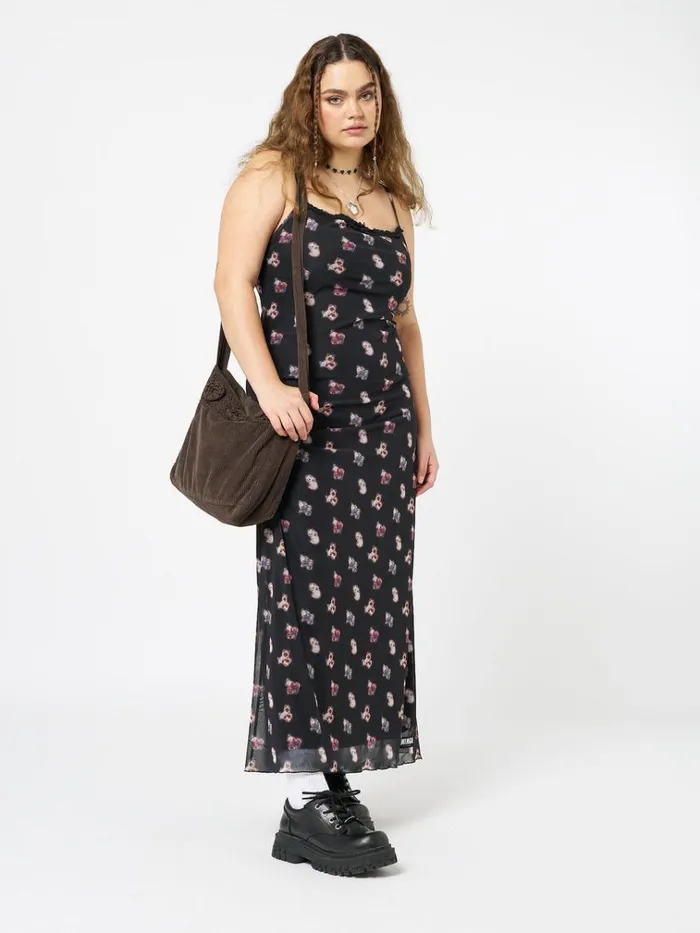 Clothing That Cat Girl Mesh Maxi Dress Minga London Dresses