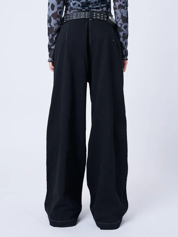Clothing Tyra Black Utility Pockets Pants Minga London Cargo
