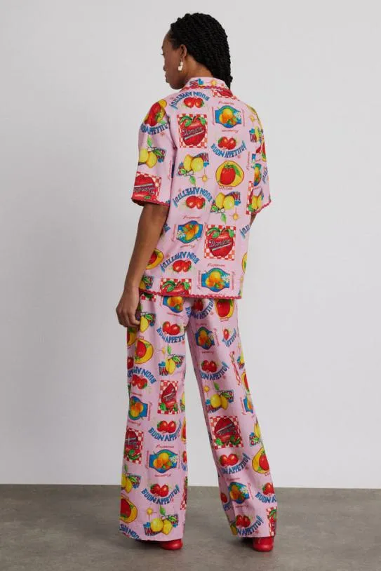 Coords Women Damson Madder Chlo Shirt 8211 Fruit Labels