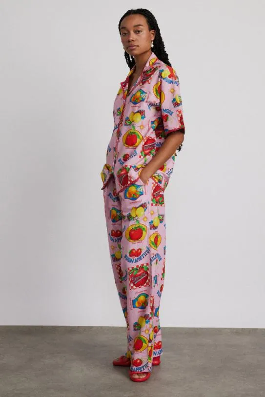 Coords Women Damson Madder Chlo Shirt 8211 Fruit Labels