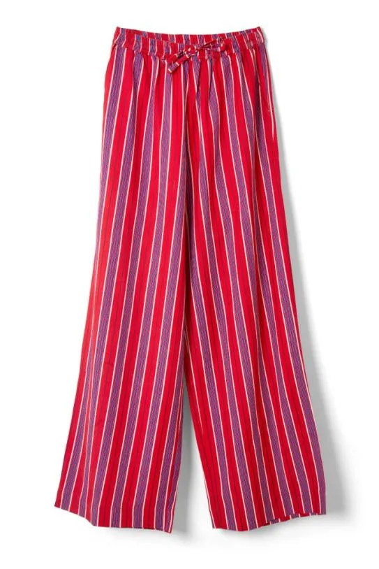 Coords Women Damson Madder Chlo Trousers 8211 Red Stripe