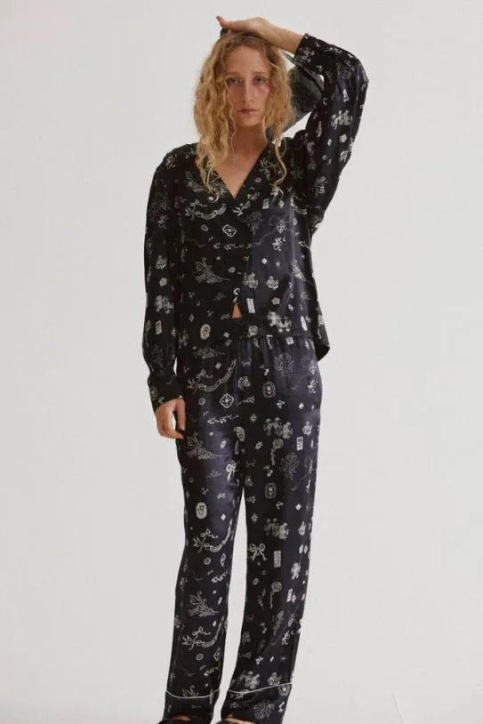 Coords Women Damson Madder Joni Pants 8211 Symbol Print