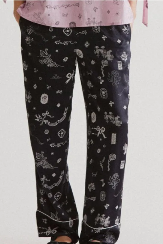 Coords Women Damson Madder Joni Pants 8211 Symbol Print
