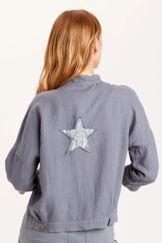 Colbert Star Jacket Black Pearl Clothing XCVI Jackets