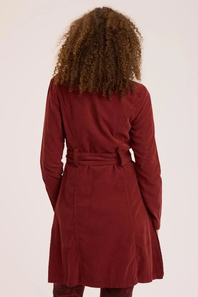 Cord Belted Trench Port Pigment Clothing XCVI Jackets
