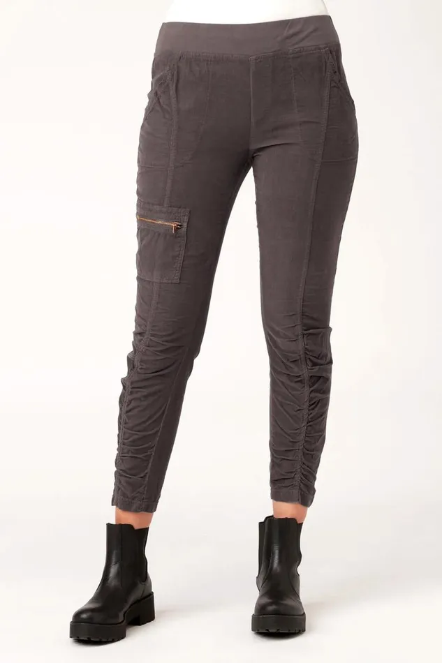 Cord Malanda Pant Charcoal Clothing XCVI Leggings