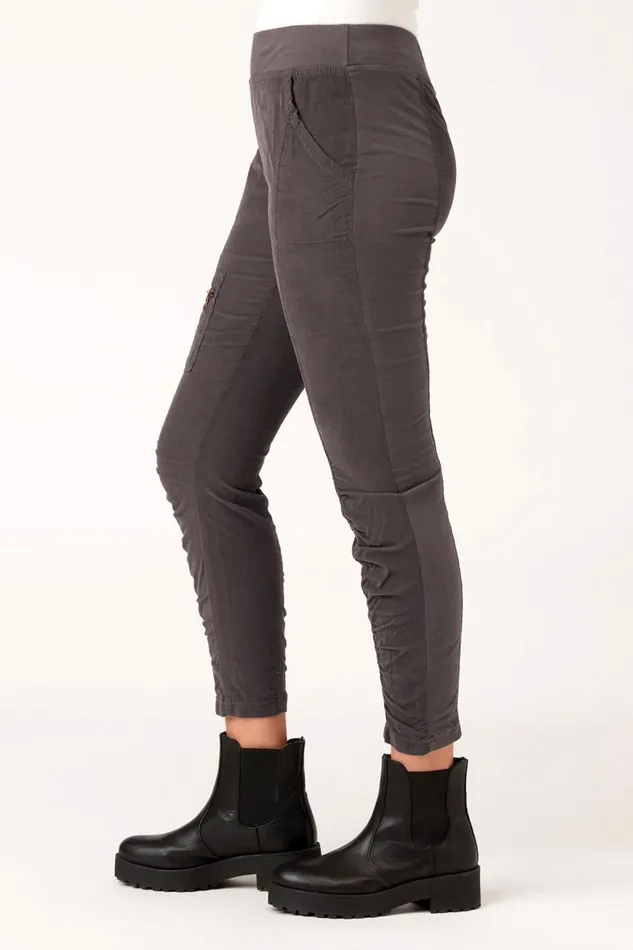 Cord Malanda Pant Charcoal Clothing XCVI Leggings