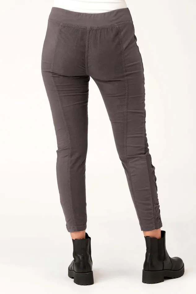 Cord Malanda Pant Charcoal Clothing XCVI Leggings