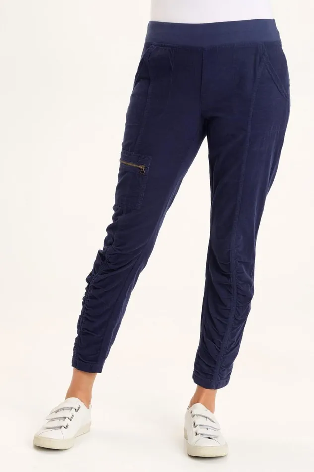 Cord Malanda Pant Navy Clothing XCVI Leggings