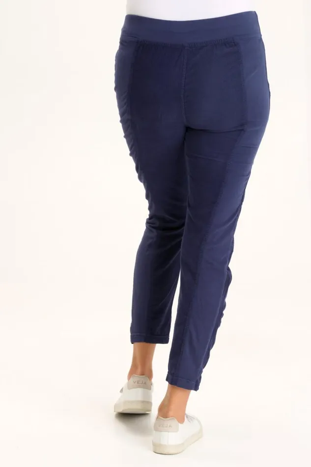 Cord Malanda Pant Navy Clothing XCVI Leggings