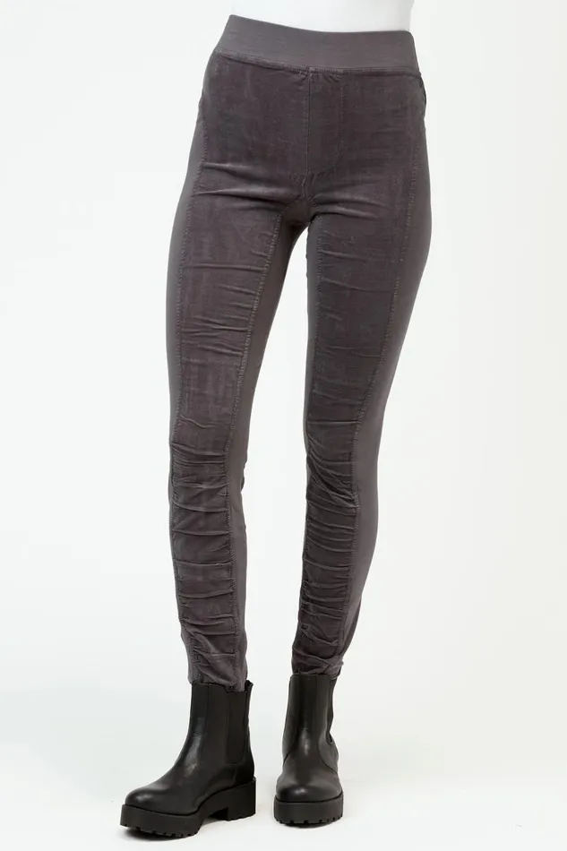 Cord Oslo Legging Charcoal Clothing XCVI Leggings