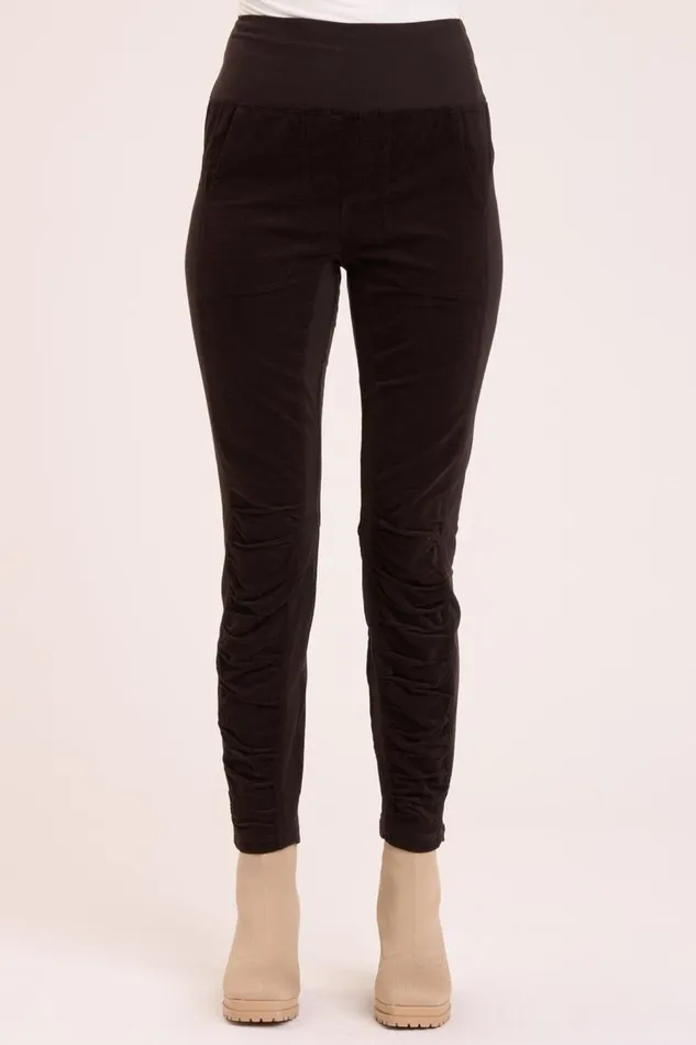 Cord Penny Legging Black Clothing XCVI Leggings