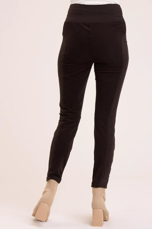 Cord Penny Legging Black Clothing XCVI Leggings