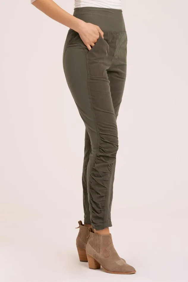 Cord Penny Legging Olive Clothing XCVI Leggings