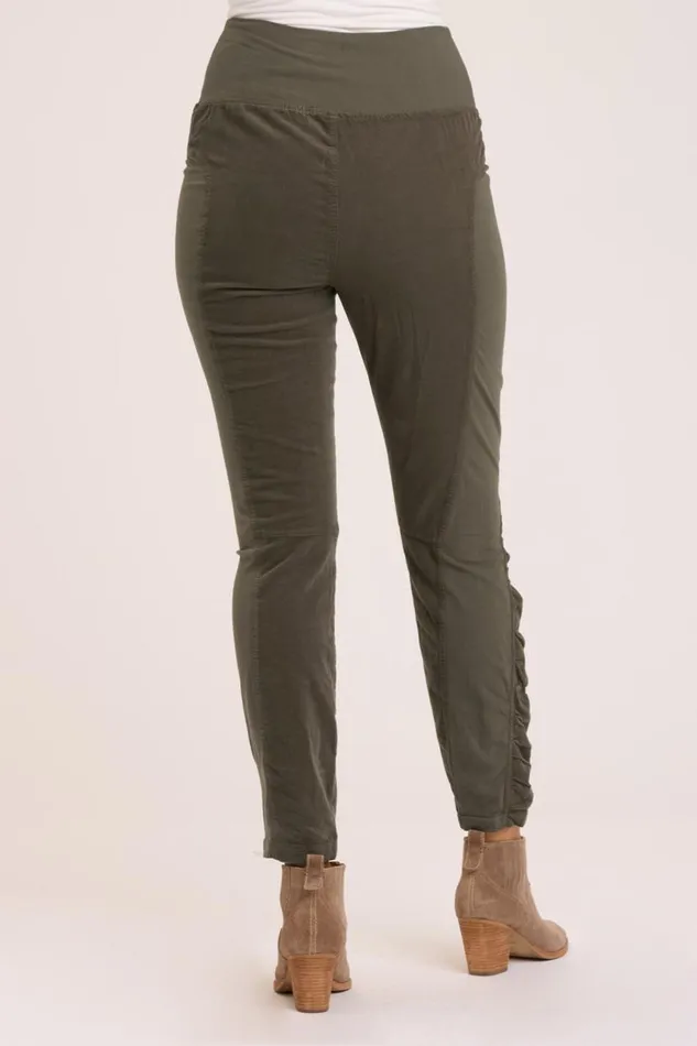 Cord Penny Legging Olive Clothing XCVI Leggings