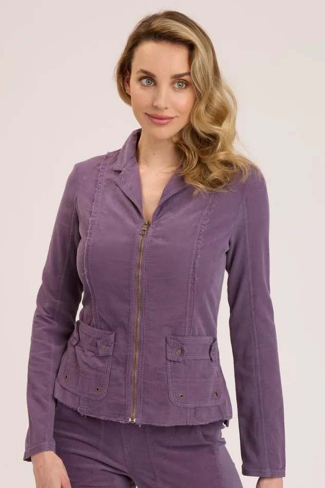 Cord Raphael Blazer Black Adder Clothing XCVI Jackets