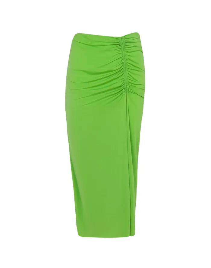 Cover Ups Women ViX Paula Hermanny Bela Midi Skirt 8211 Acid Green