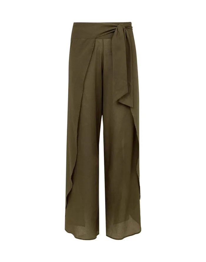 Cover Ups Women ViX Paula Hermanny Bia Pants 8211 Evergreen