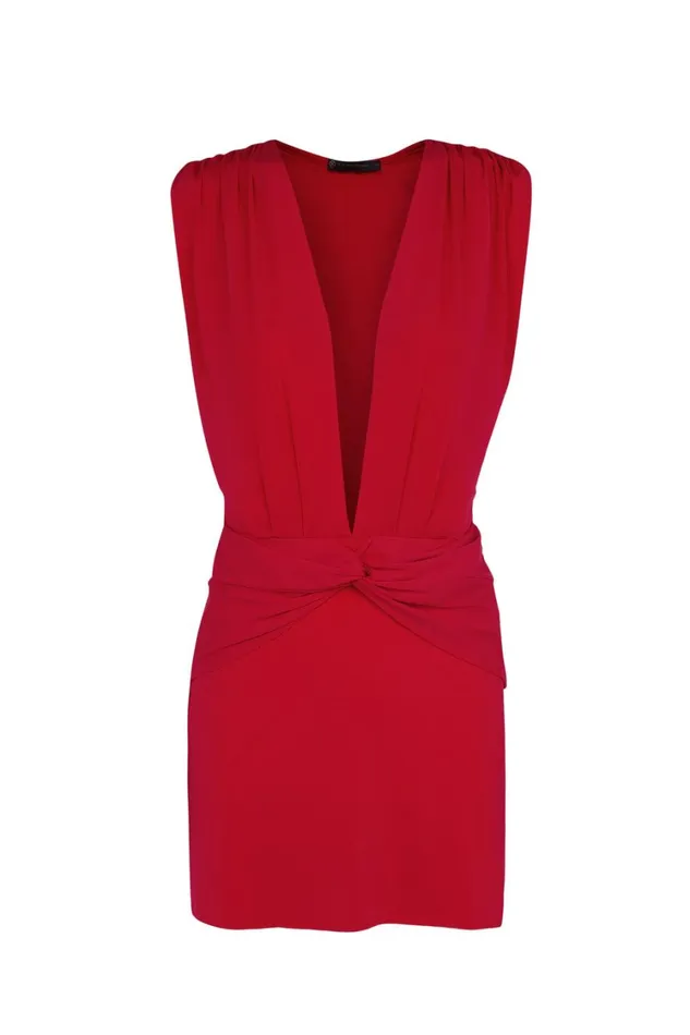 Cover Ups Women ViX Paula Hermanny Cindy Short Cover Up 8211 Red Pepper