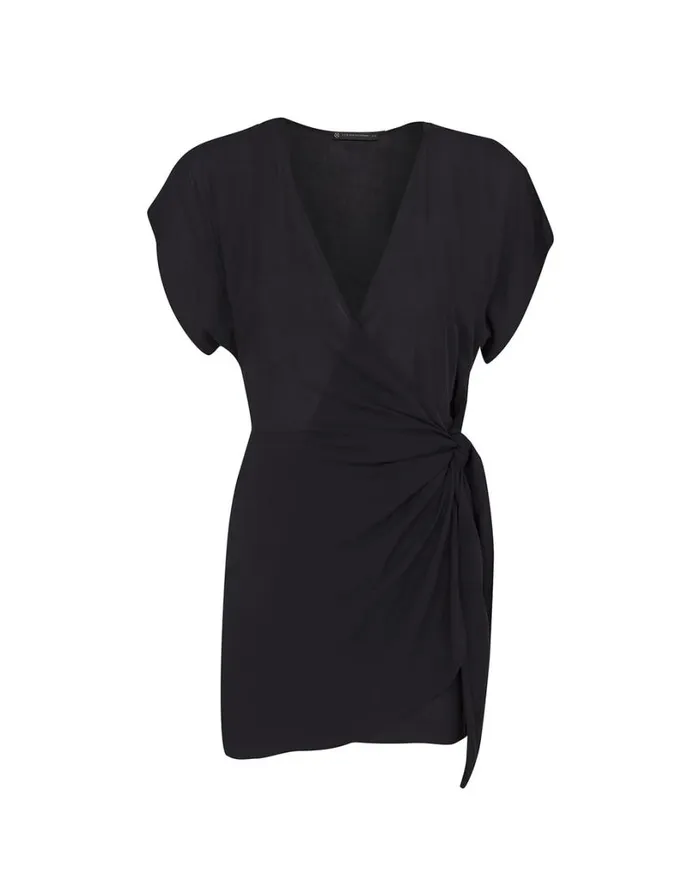 Cover Ups Women ViX Paula Hermanny Emily Caftan 8211 Black