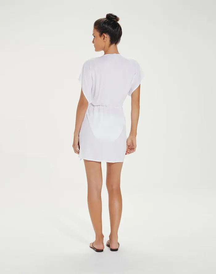 Cover Ups Women ViX Paula Hermanny Emily Caftan 8211 Off White