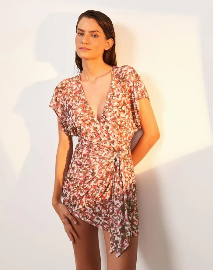 Cover Ups Women ViX Paula Hermanny Emily Short Cover Up 8211 Naia