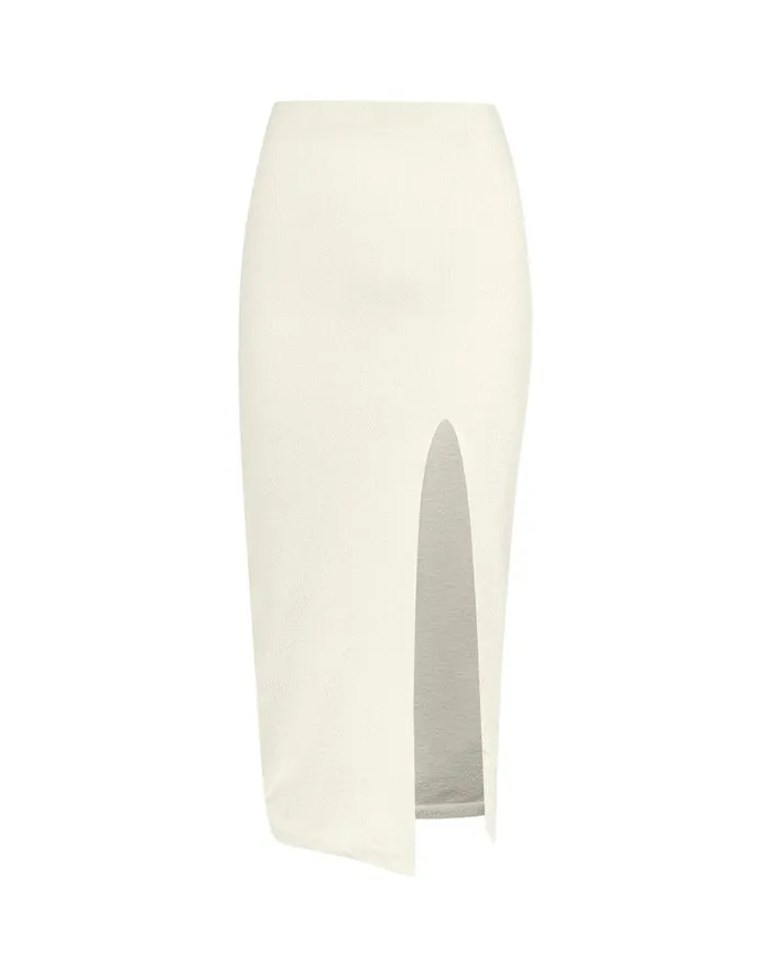 Cover Ups Women ViX Paula Hermanny Firenze Luiza Midi Skirt 8211 Off White