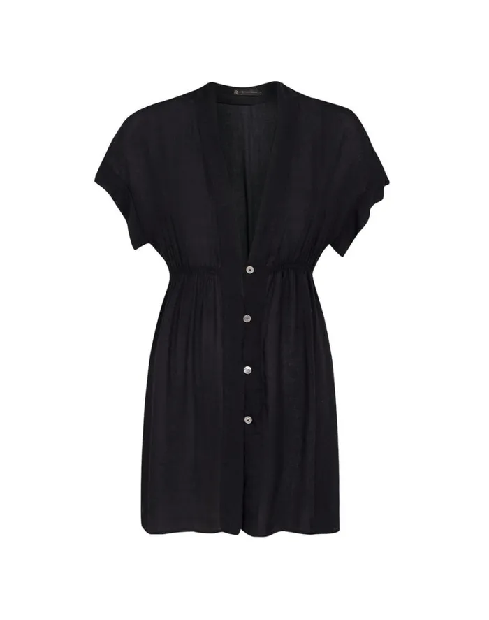 Cover Ups Women ViX Paula Hermanny Fuji Caftan 8211 Black
