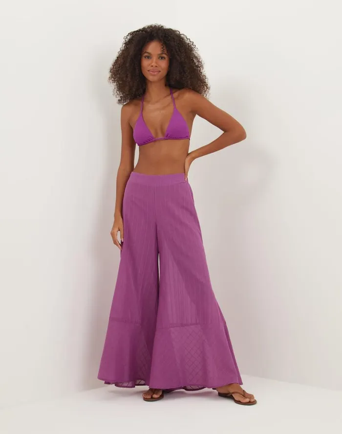 Cover Ups Women ViX Paula Hermanny Getty Pants 8211 Berry Burst