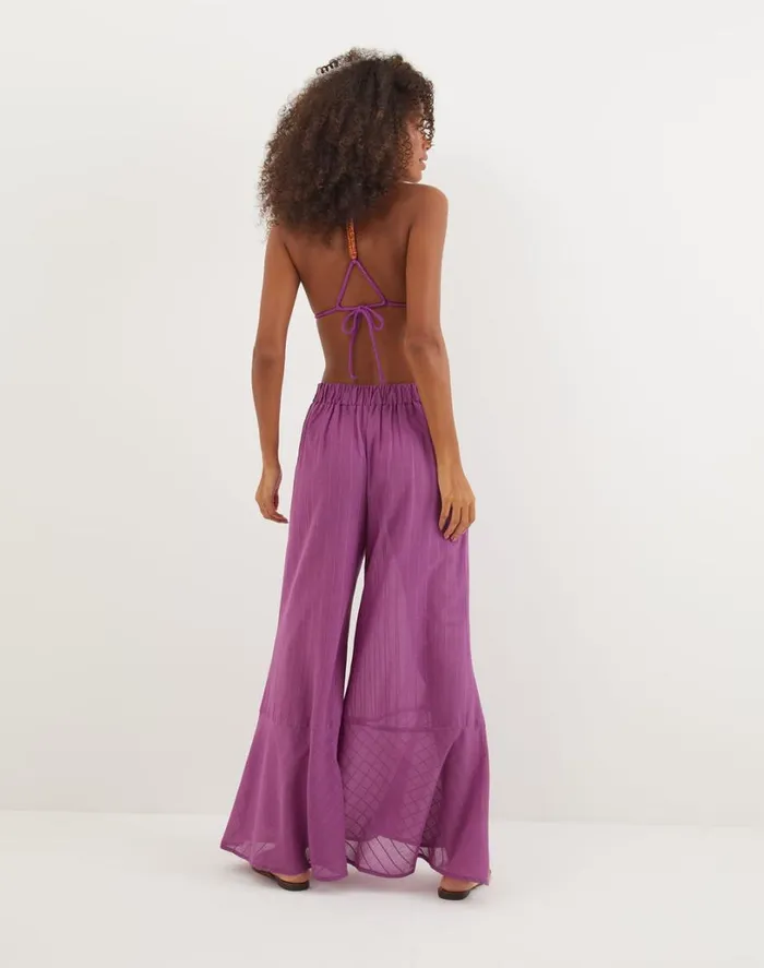 Cover Ups Women ViX Paula Hermanny Getty Pants 8211 Berry Burst