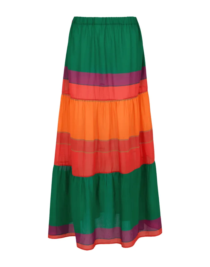 Cover Ups Women ViX Paula Hermanny Helen Long Skirt 8211 Heatwave