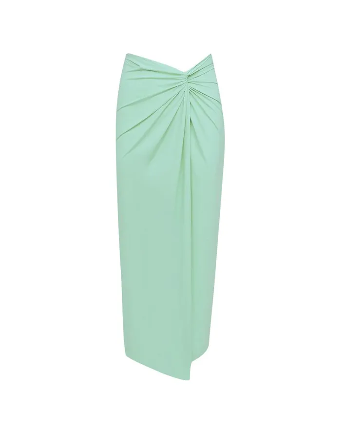 Cover Ups Women ViX Paula Hermanny Karen Midi Skirt 8211 Aqua