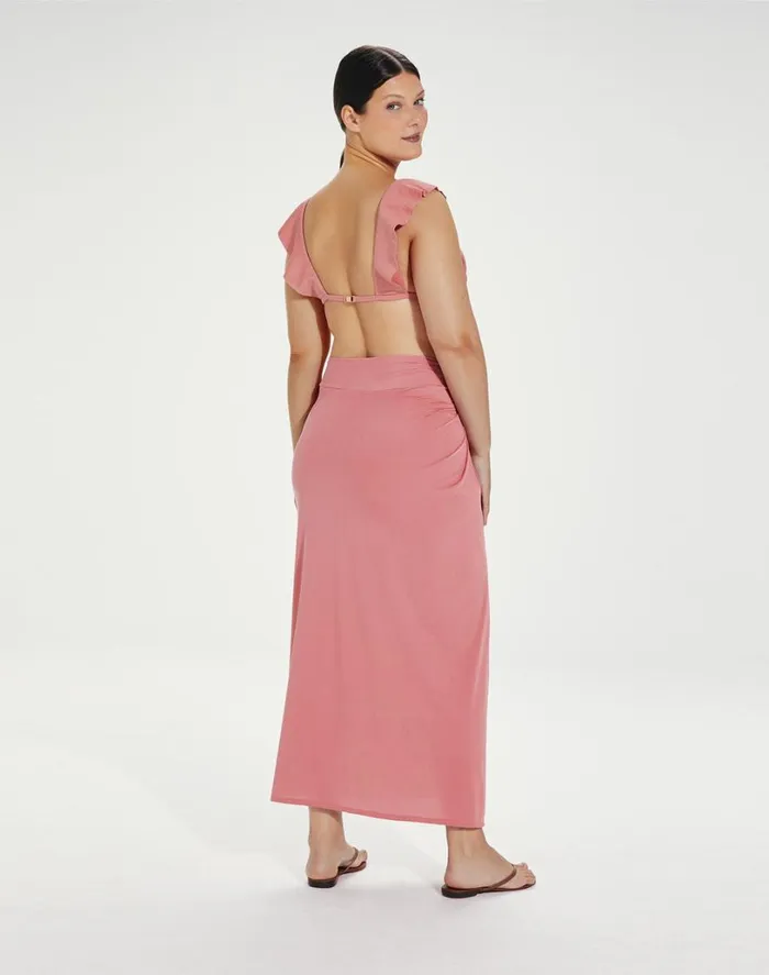 Cover Ups Women ViX Paula Hermanny Karen Midi Skirt 8211 Aqua