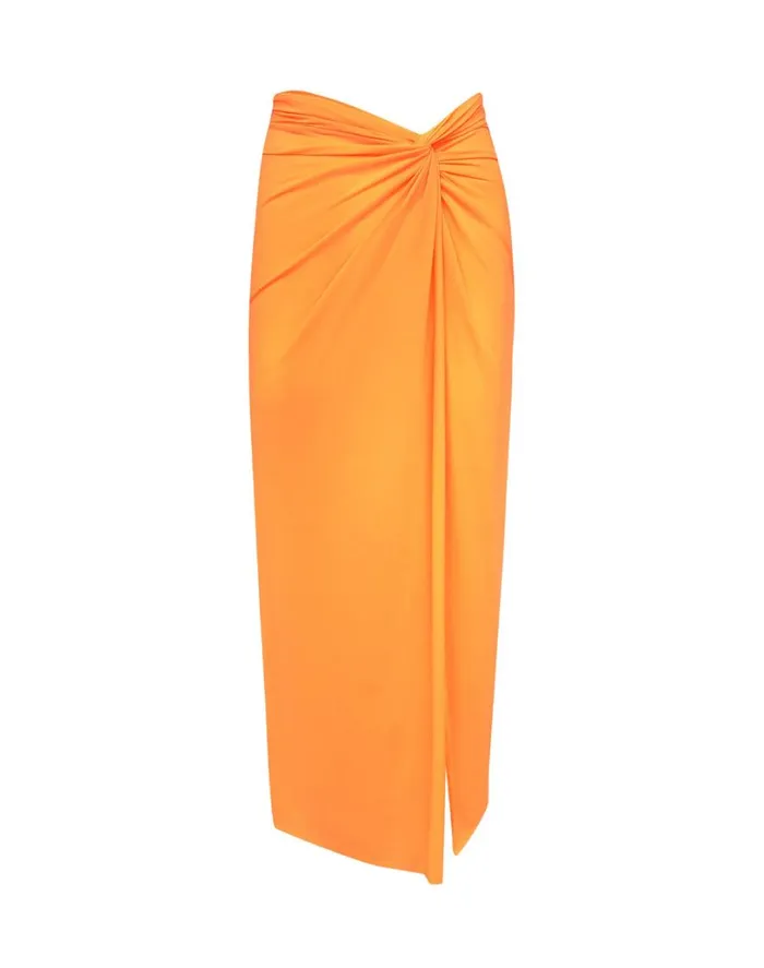 Cover Ups Women ViX Paula Hermanny Karen Midi Skirt 8211 Mandarin