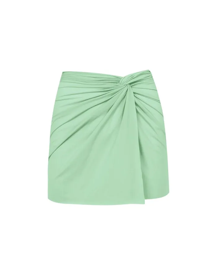 Cover Ups Women ViX Paula Hermanny Karen Mini Pareo Skirt 8211 Pastel Mint
