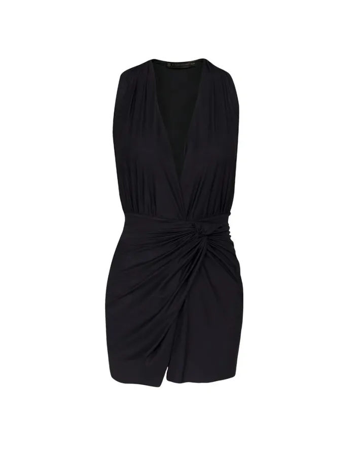 Cover Ups Women ViX Paula Hermanny Karina Mini Cover Up 8211 Black